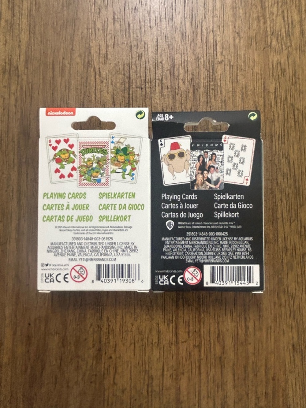 NEW FRIENDS & Teenage Mutant Ninja Turtles Playing Cards - Picture 2 of 2